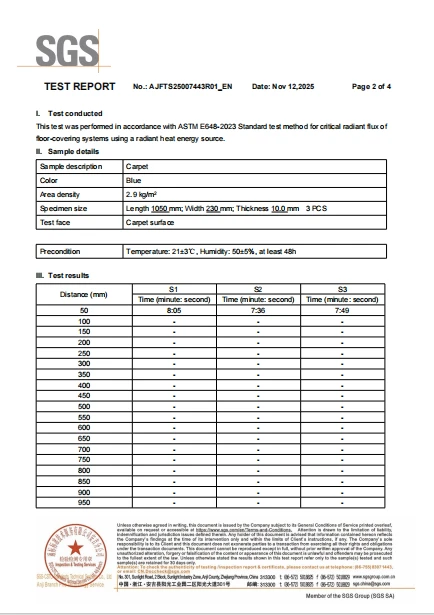 ASTM E648 test 2 ASTM E648 test 2